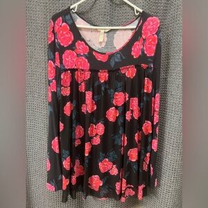 Matilda Jane Babydoll Floral Tunic Size Large